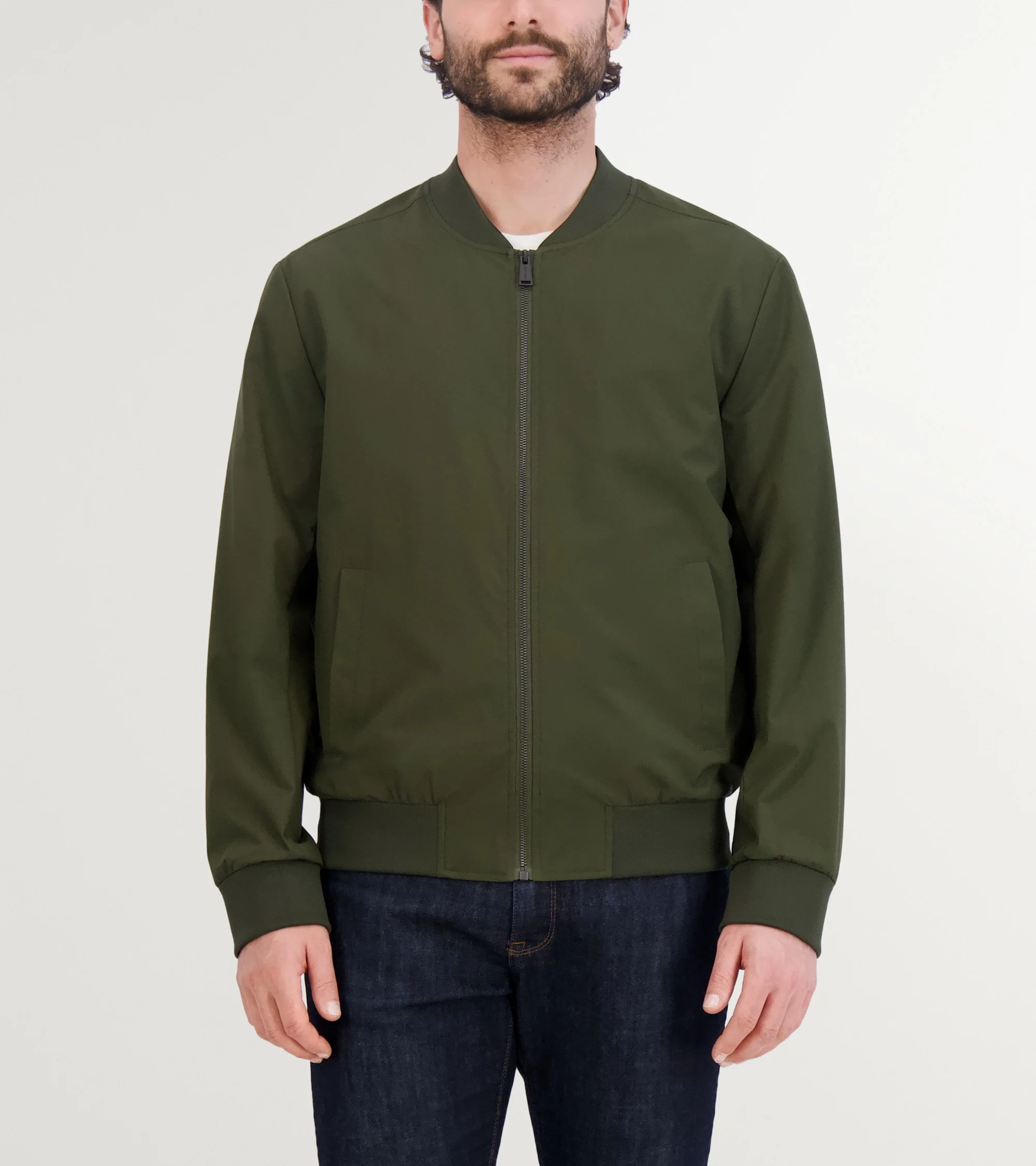 Men's Nylon Bomber Jacket