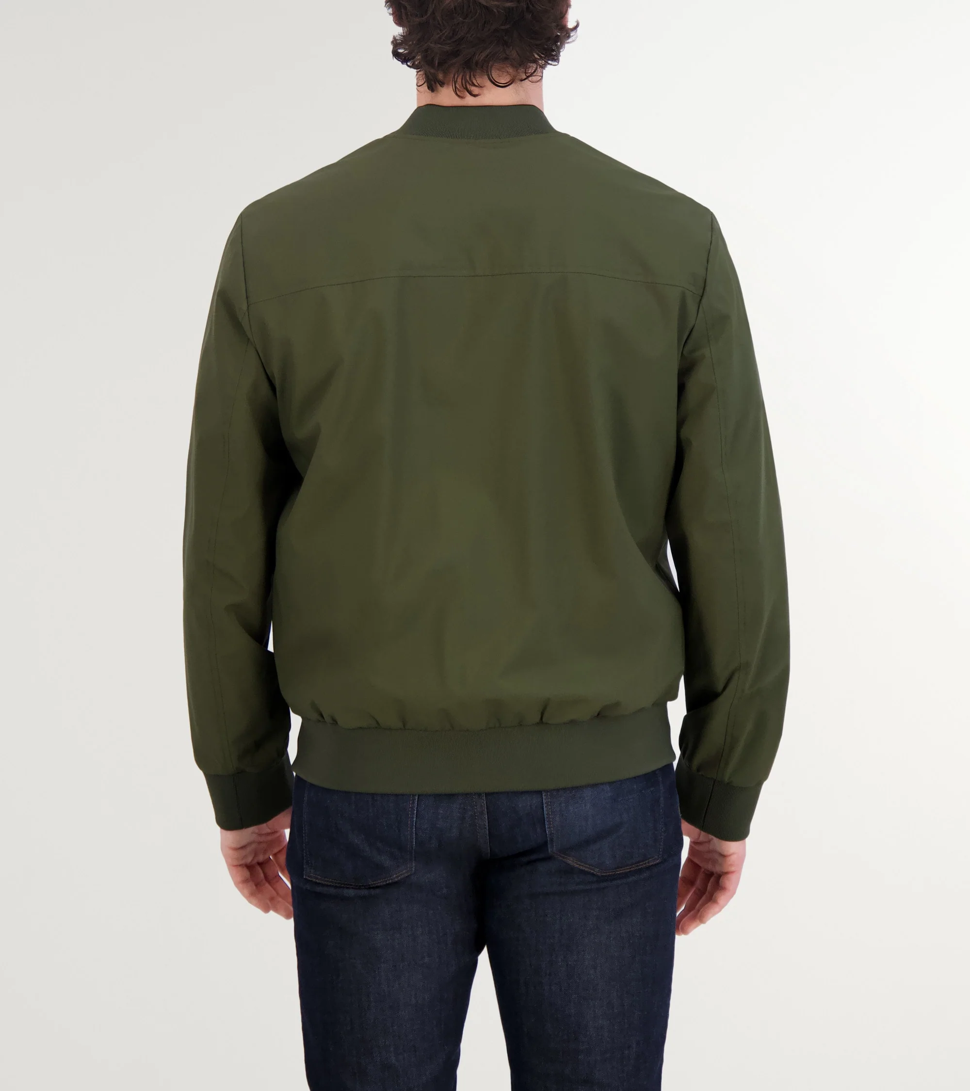 Men's Nylon Bomber Jacket - Image 2