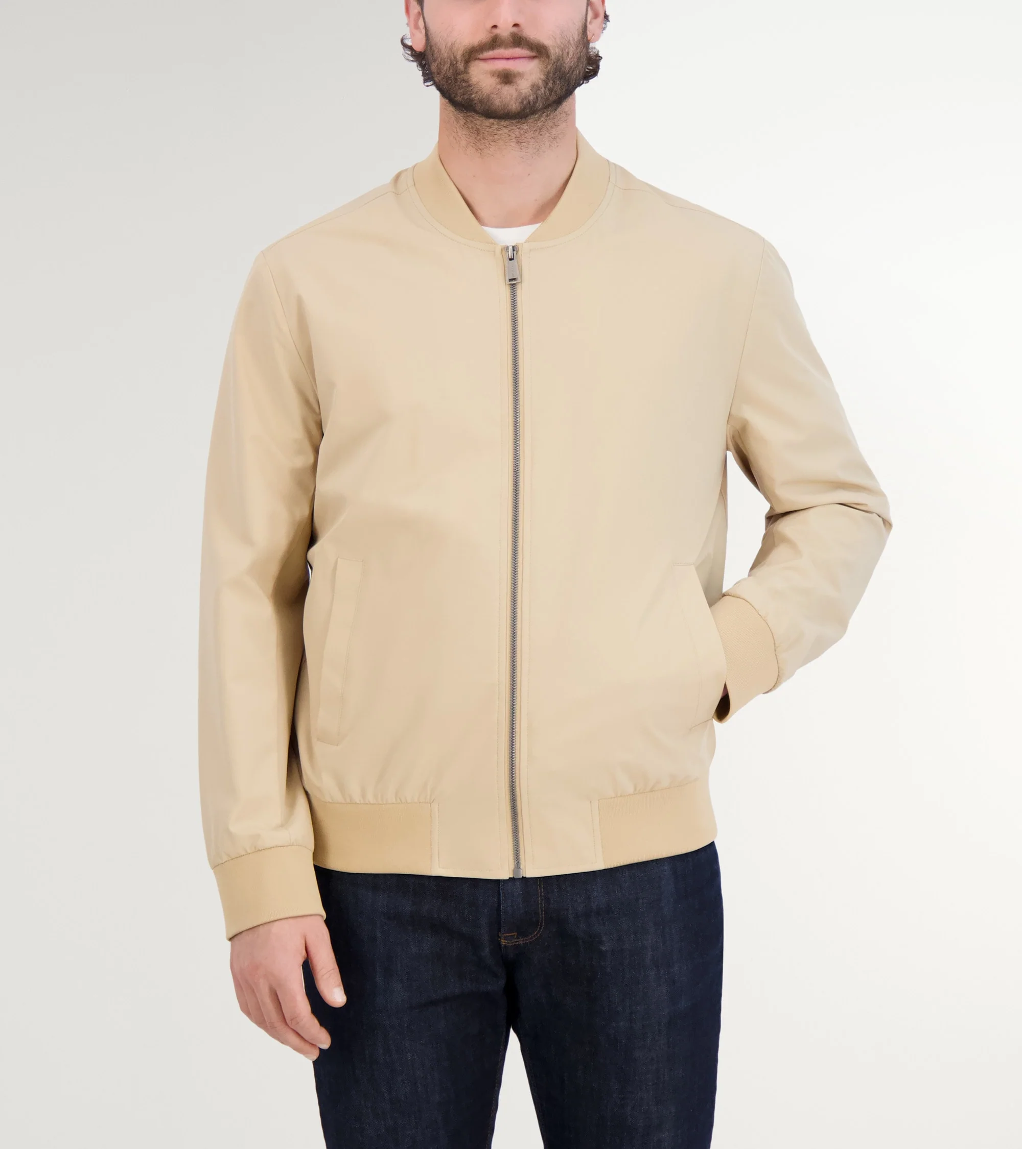 Men's Nylon Bomber Jacket