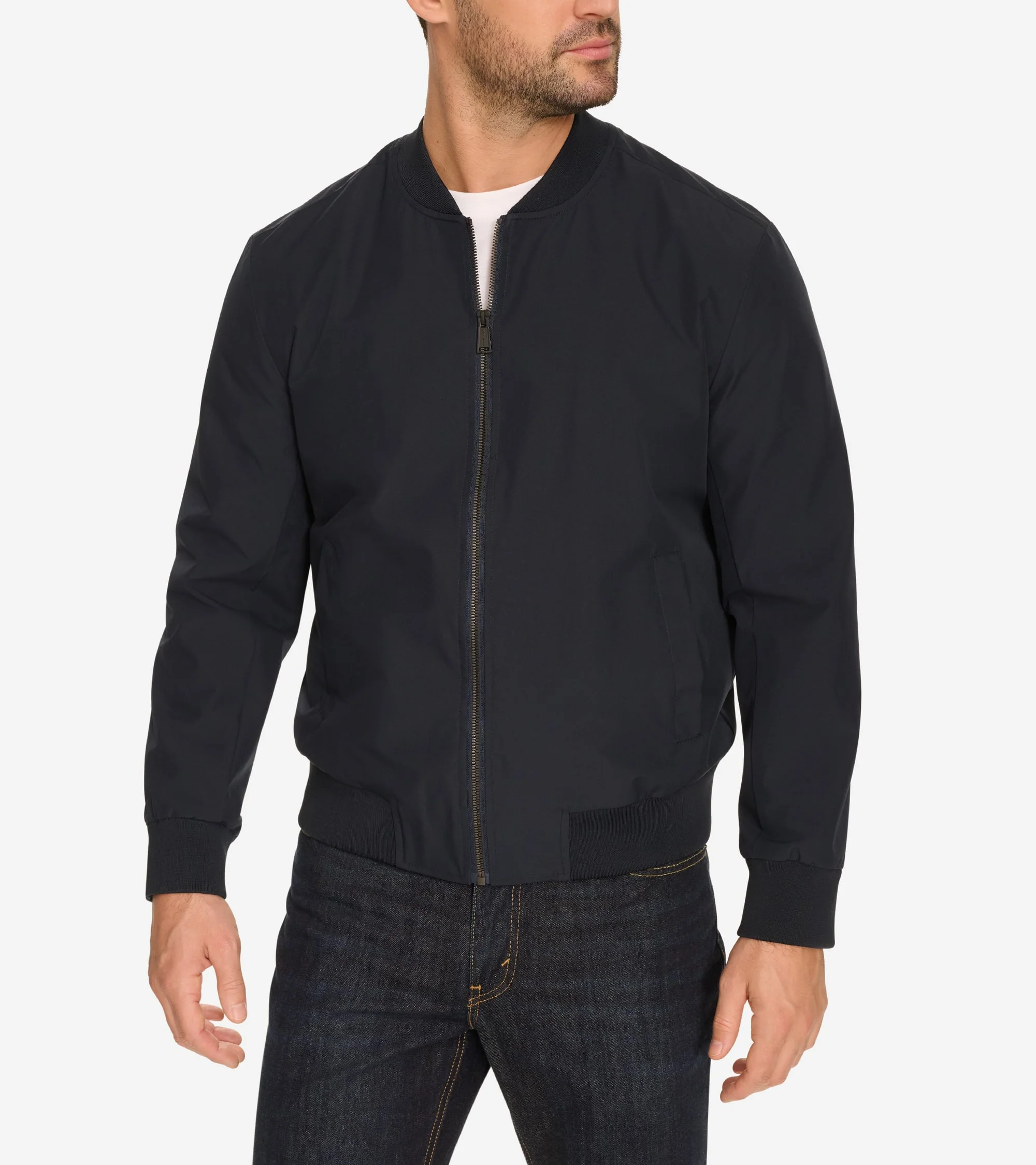 Men's Nylon Bomber Jacket