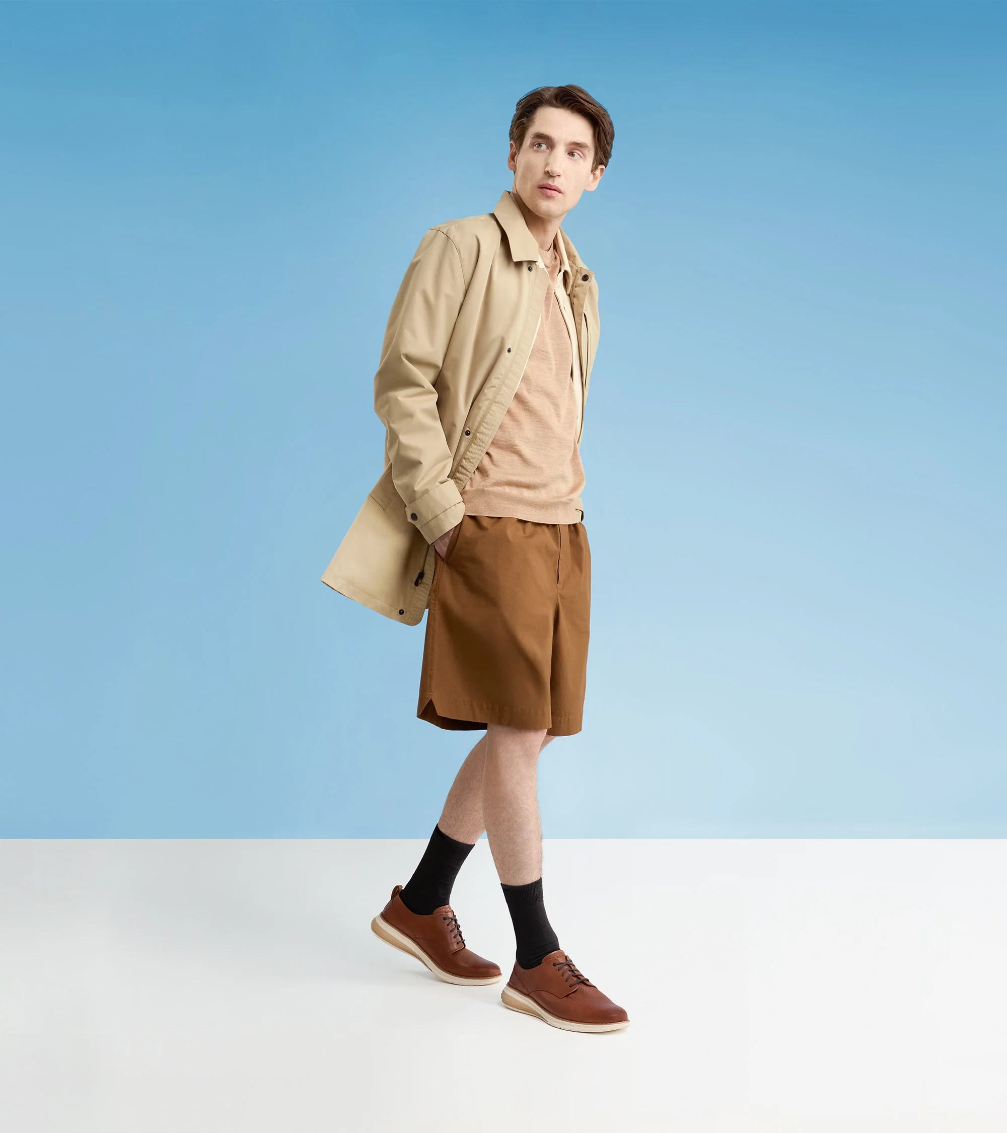 Men's ØriginalGrand Energyweave Perforated Plain Toe Oxfords - Image 7
