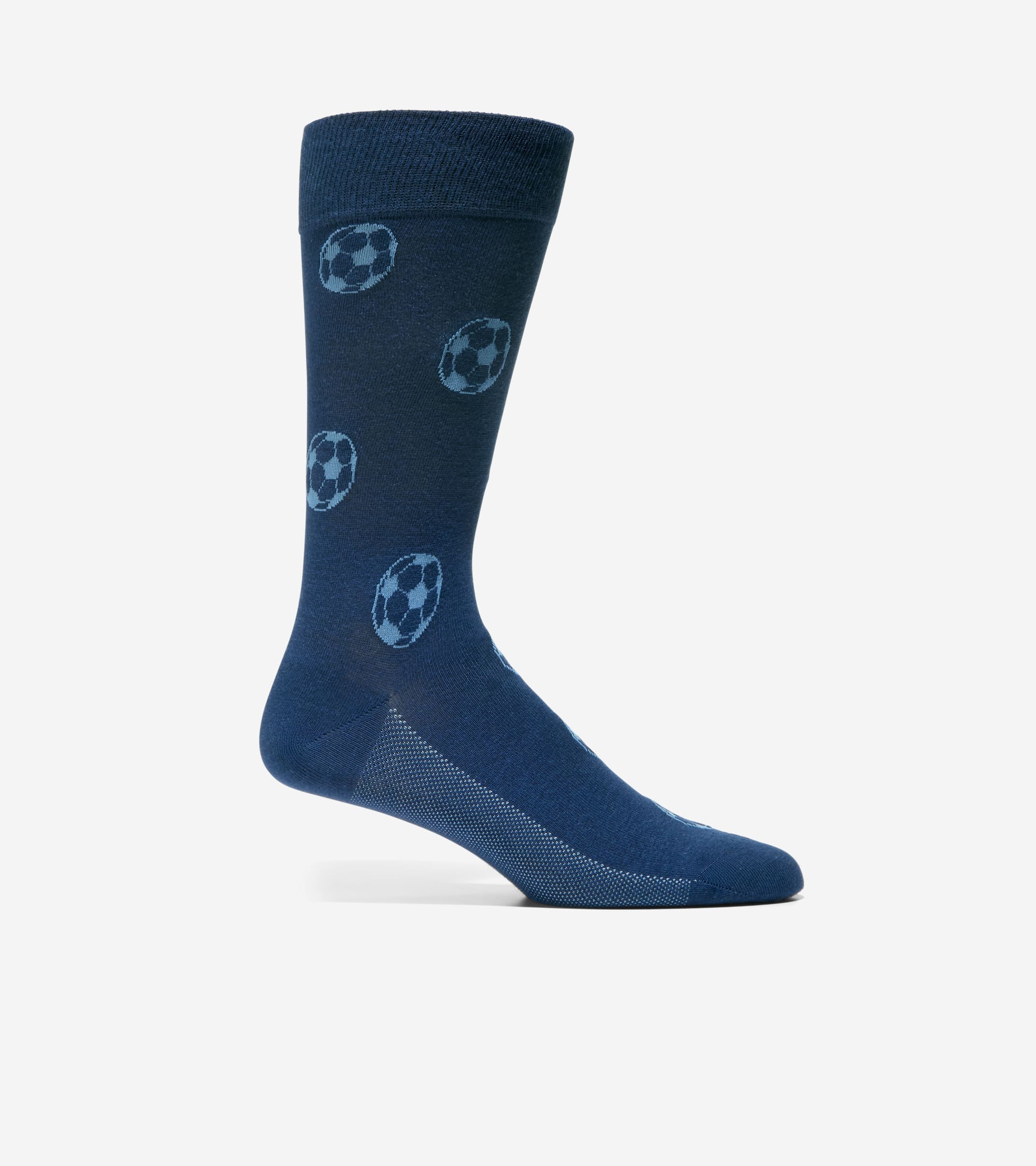 Men's Soccer Ball Dress Crew Socks