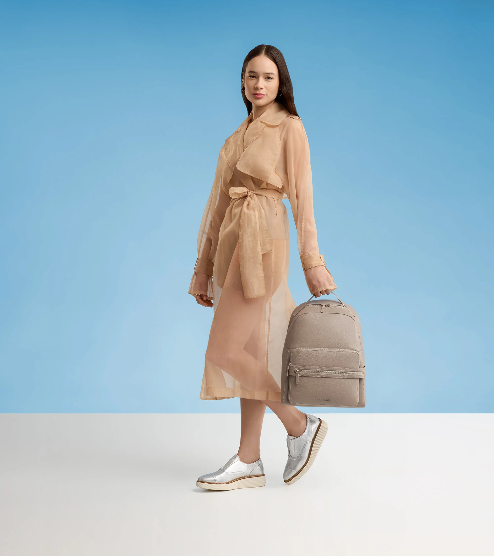 Women's Davis Leather Backpack - Image 7