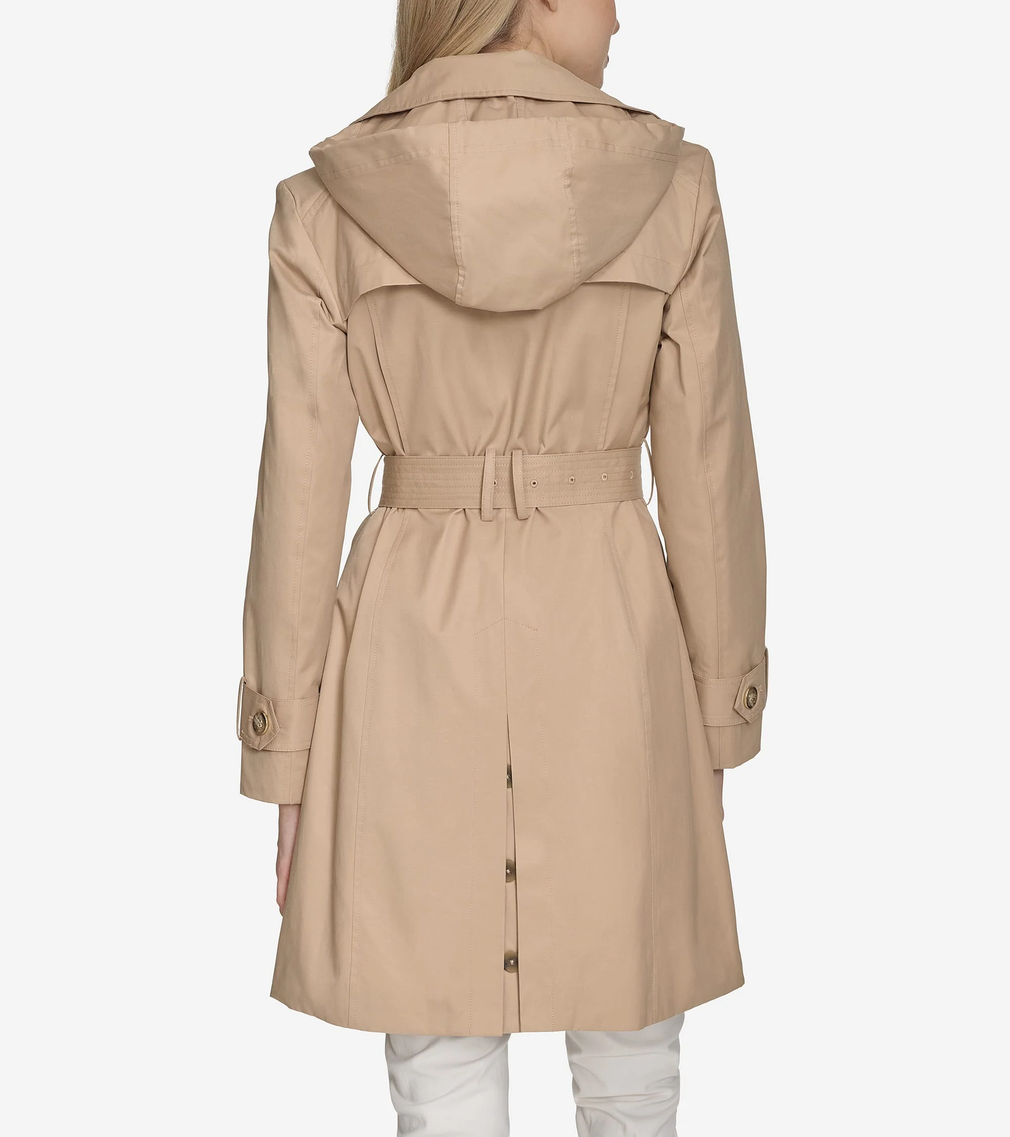 Women's Hooded Trench Coat - Image 2